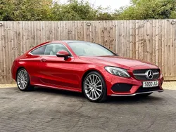 Red Used 2017 Mercedes C220 AMG Line Premium Coupe | £19,995 (Expensive)