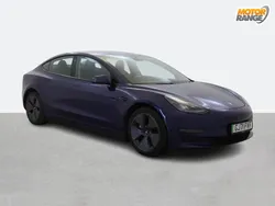 Blue Used 2021 Tesla Model 3 Long Range Sedan | £20,295 (Fair price)