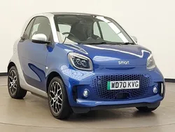 Blue Used 2021 Smart ForTwo Electric Drive Prime Exclusive Coupe | £9,998 (Fair price)