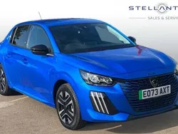 Blue New 2024 Peugeot e-208 Style Hatchback | £16,995