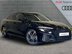 Black Used 2022 Audi A3 Advanced Sedan | £27,495 (Good price)