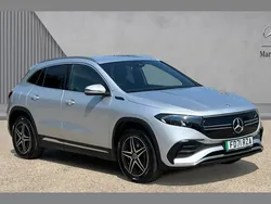 Iridium silver metallic Used 2022 Mercedes EQA350 AMG line SUV | £23,572 (Fair price)