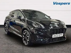 Black Used 2022 Ford Puma Gen-E ST-Line X SUV | £16,900