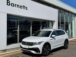 White Used 2022 VW Tiguan Allspace R-line SUV | £28,999 (Fair price)