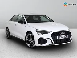 White Used 2022 Audi A3 Comfort Sedan | £25,995 (A bit pricey)