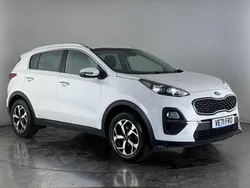 White Used 2021 Kia Sportage 2 SUV | £15,700 (Fair price)