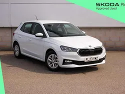 Moon white metallic Used 2023 Skoda Fabia Comfort Hatchback | £13,990 (Good price)