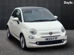 White Used 2023 Fiat 500 Hatchback | £10,990 (Fair price)