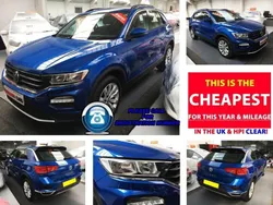 Blue Used 2019 VW T-Roc SE SUV | £9,985 (Good price)