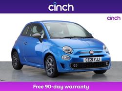 Blue Used 2021 Fiat 500 Sport Hatchback | £8,799 (Fair price)