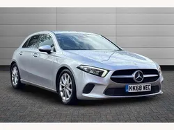 Iridium silver Used 2019 Mercedes A180 Hatchback | £13,295 (Fair price)