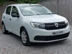 White Used 2017 Dacia Sandero Ambiance Hatchback | £5,298 (Fair price)