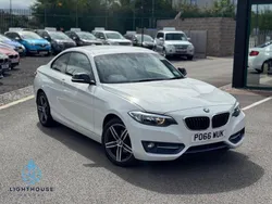 White Used 2016 BMW 218 Sport Line Coupe | £8,895 (Fair price)