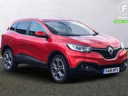 Red Used 2018 Renault Kadjar Dynamique SUV | £10,199 (Fair price)