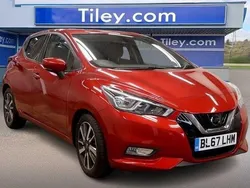 Red Used 2017 Nissan Micra N-Connecta Hatchback | £7,490 (Fair price)