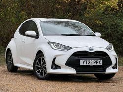 White Used 2023 Toyota Yaris Hybrid Design Hatchback | £17,635 (Fair price)