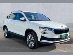 Moon white metallic Used 2025 Skoda Karoq SE L SUV | £21,990 (Fair price)