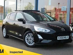 Black Used 2018 Ford Focus Titanium Hatchback | £11,875 (Fair price)