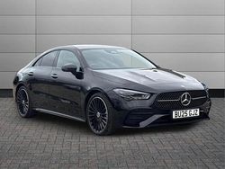 Black Used 2025 Mercedes CLA200 AMG Line Premium Plus Coupe | £33,550 (A bit pricey)