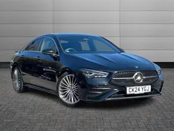 Black Used 2024 Mercedes CLA220 AMG Line Premium Sedan | £29,690 (Fair price)