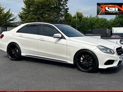 White Used 2013 Mercedes E350 AMG Sedan | £14,495