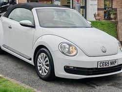 White Used 2015 VW Beetle Cabriolet | £10,695 (Fair price)