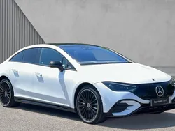 White Used 2025 Mercedes EQE350 AMG line Sedan | £59,890 (Super price)