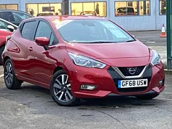 Red Used 2018 Nissan Micra N-Connecta Hatchback | £9,999 (Fair price)