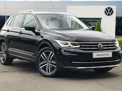 Black Used 2021 VW Tiguan Elegance SUV | £25,999 (A bit pricey)