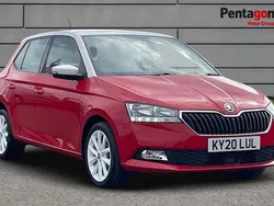 Red Used 2020 Skoda Fabia Colour Edition Hatchback | £10,588 (Fair price)