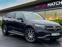Black Used 2021 Mercedes EQC400 AMG line SUV | £21,000 (Fair price)