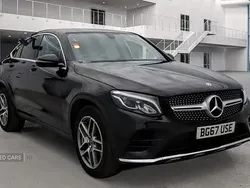 Black Used 2017 Mercedes GLC350 AMG line Coupe | £19,950 (Fair price)