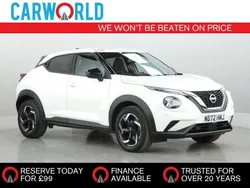 White Used 2022 Nissan Juke N-Connecta SUV | £13,490 (Good price)