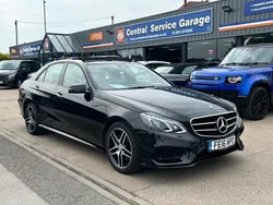 Black Used 2016 Mercedes E220 Premium Plus Sedan | £17,995 (A bit pricey)