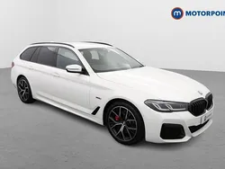 White Used 2022 BMW 530e M Sport Estate | £25,499 (Good price)