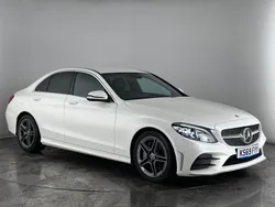 White Used 2019 Mercedes C300 AMG Line Premium Sedan | £17,800 (Good price)