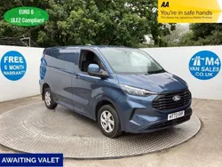 Blue Used 2024 Ford Transit Custom Limited Van | £24,995 (Good price)