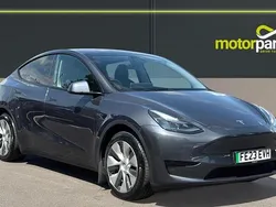 Grey metallic Used 2023 Tesla Model Y SUV | £26,000 (Fair price)