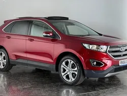 Red Used 2016 Ford Edge Titanium SUV | £9,650 (Fair price)