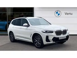 White Used 2021 BMW X3 M Sport SUV | £31,833 (Fair price)