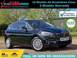 Black Used 2017 BMW 225 Active Tourer Luxury Line MPV | £8,300 (Fair price)
