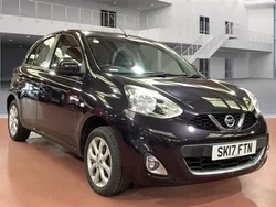 Black Used 2017 Nissan Micra Acenta Hatchback | £5,890 (Fair price)