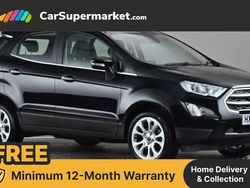 Black Used 2022 Ford Ecosport Titanium SUV | £11,997 (Fair price)