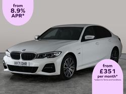 White Used 2021 BMW 330e M Sport Sedan | £23,340 (Fair price)