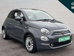 Grey Used 2018 Fiat 500 Lounge Hatchback | £9,466 (Fair price)