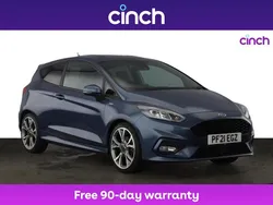 Blue Used 2021 Ford Fiesta ST-Line X Hatchback | £13,149 (Fair price)
