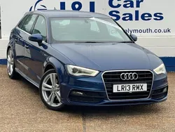 Blue Used 2013 Audi A3 Sportback S-Line Hatchback | £11,495 (A bit pricey)