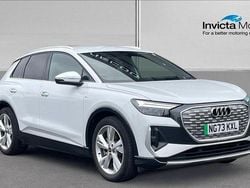 White Used 2023 Audi Q4 e-tron S-Line SUV | £27,750 (Super price)