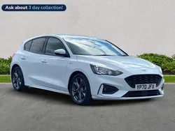 White Used 2020 Ford Focus ST-Line Hatchback | £12,489 (Fair price)
