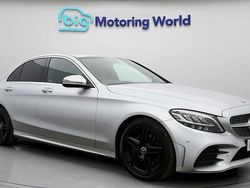 Silver Used 2019 Mercedes C220 AMG line Sedan | £17,000 (Fair price)